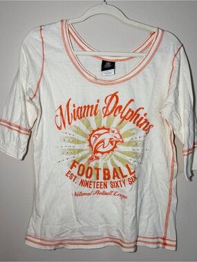 Women’s NFL Team Apparel Miami Dolphins Vintage Graphic Tee